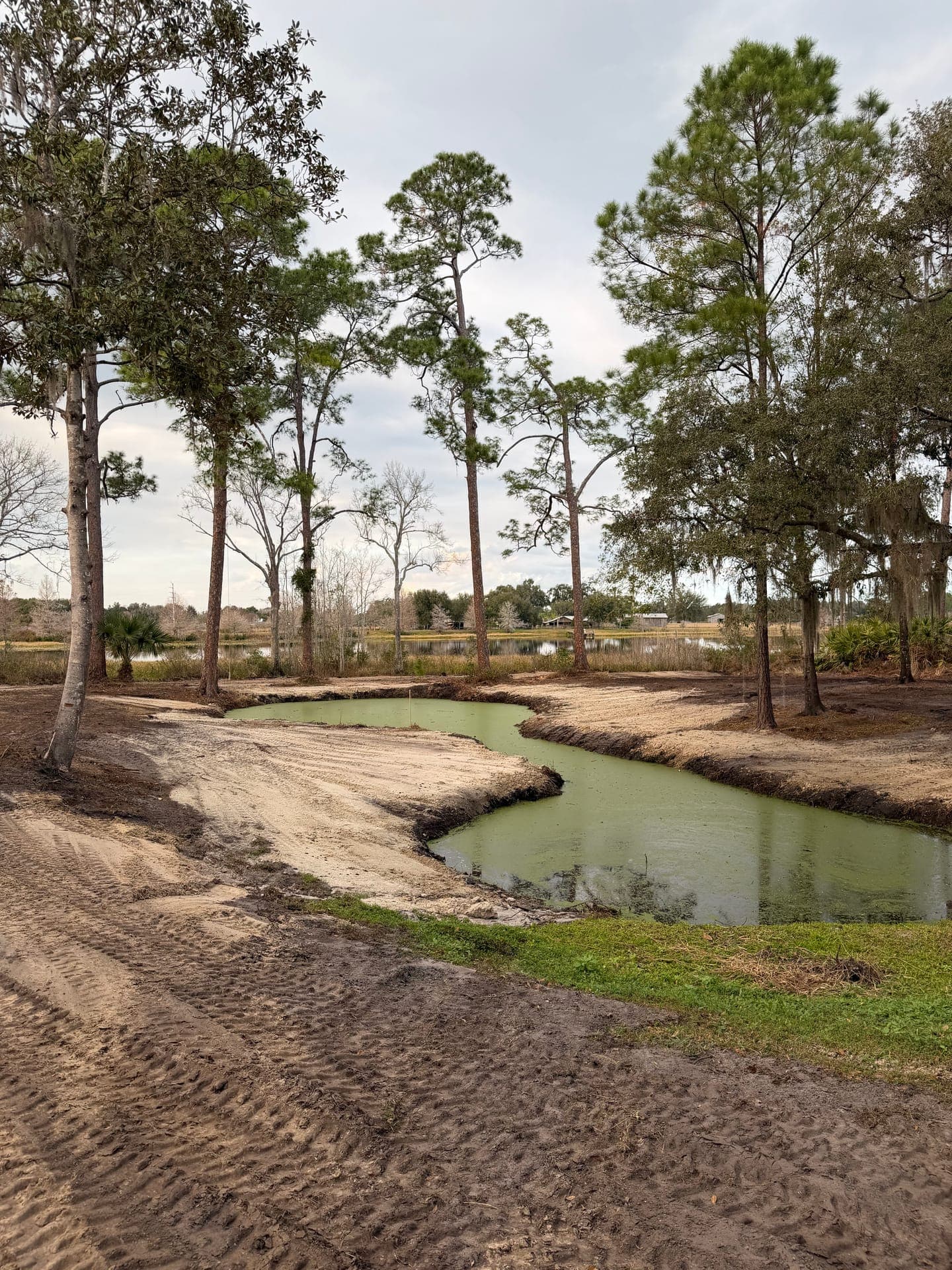 Site grading and soil leveling on a residential lot